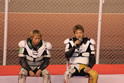 ９R１着の佐藤貴也選手(左)と２着の早川清太郎選手